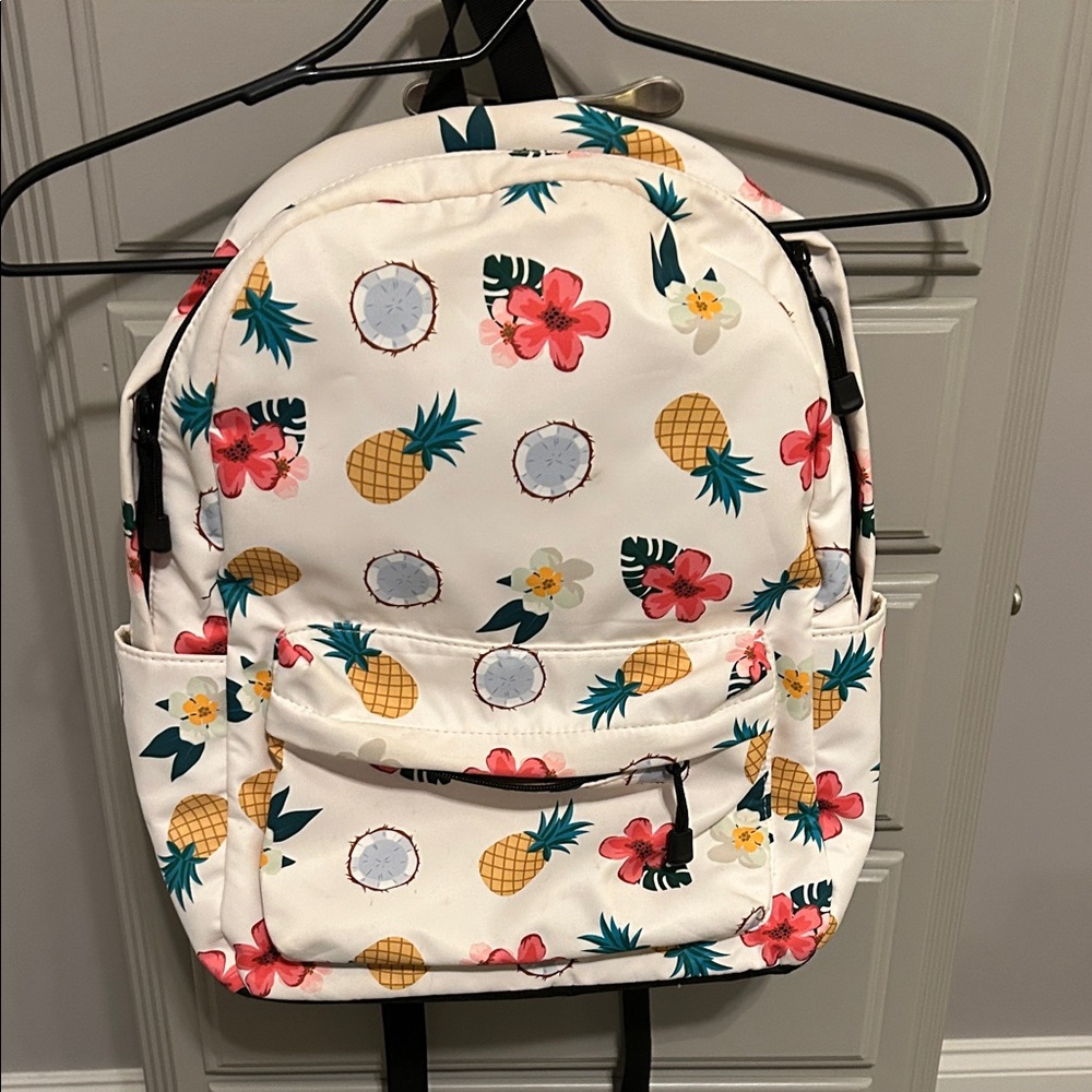 Tropical Print Backpack